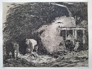 Willem de Zwart - 1905 - In de stal kaufen? Bieten Sie von 50!