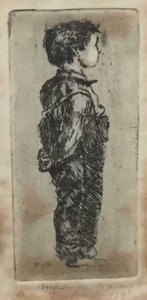 Martin van Waning - 64377-6, ets jongetje kopen? Bied vanaf 50!