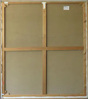 Kees Segers - Acryl op doek, Zonder titel - Ingelijst (Zeer Groot!) kopen? Bied vanaf 200!