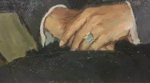 Niet of onleesbaar gesigneerd - Olieverf op doek, Portret van een dame - Ingelijst kopen? Bied vanaf 1!