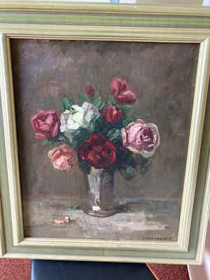 Emanuel van der Ven - Rozen in Vaasje verkocht voor € 75!