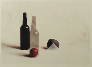Peter Ruting - C-Print, Stilleven met flessen - Ingelijst kopen? Bied vanaf 1!