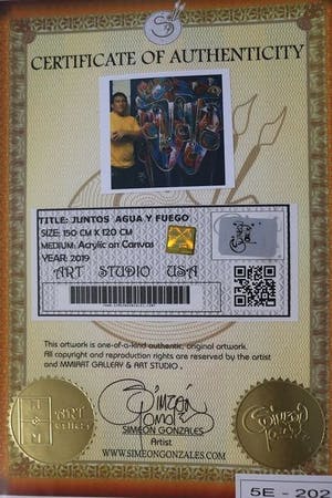 Simeon Gonzales - Juntos Aqua y Fuego kopen? Bied vanaf 549!