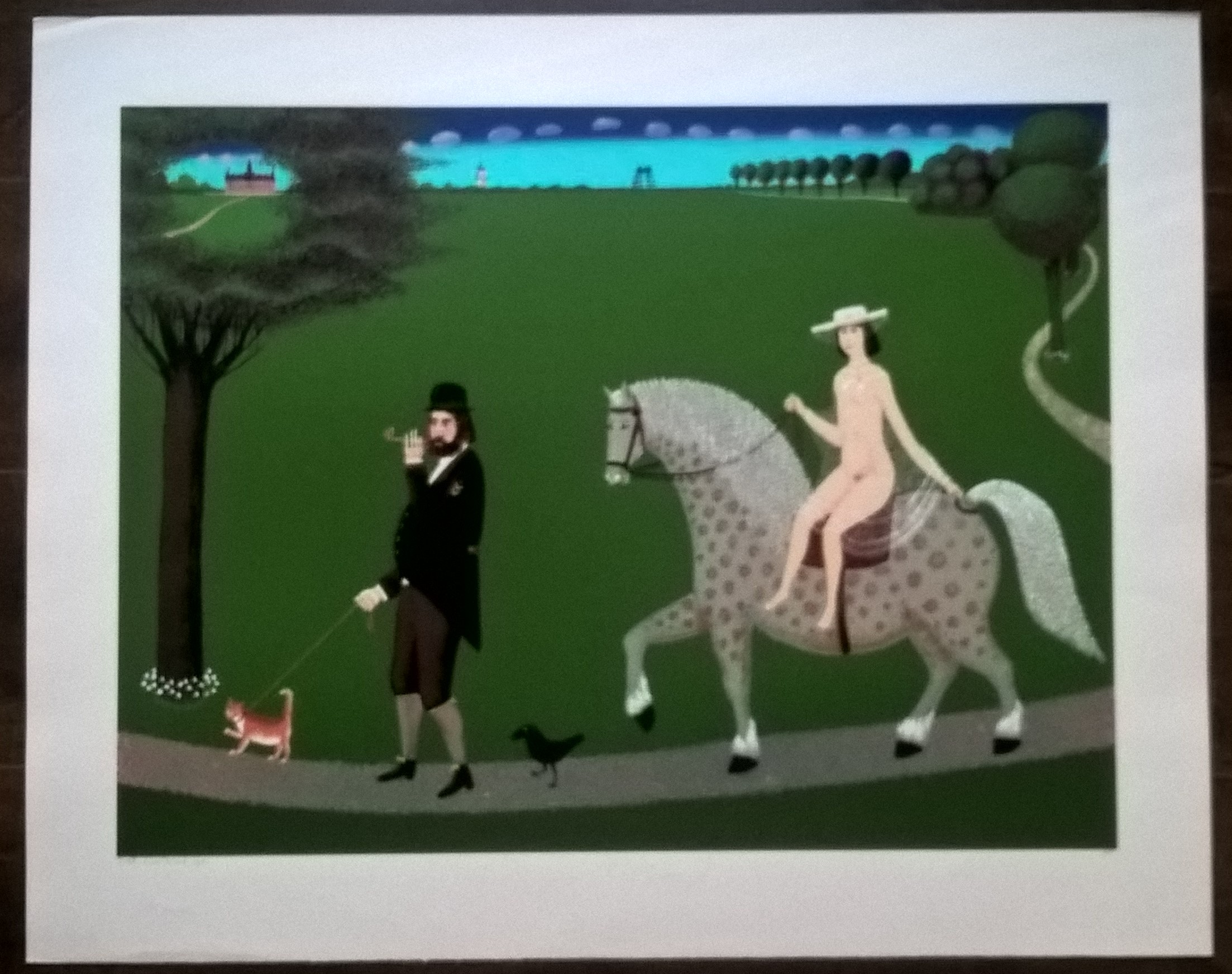 Willem Westbroek - Walking the cat (portrait of the mayor André van der Louw) kopen? Bied vanaf 100!