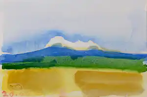 David van de Kop - aquarel: landschap verkauft für € 50!
