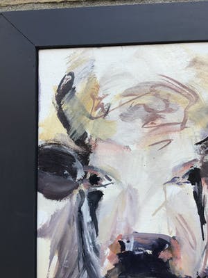 Niet of onleesbaar gesigneerd - Twee keer een koe. kopen? Bied vanaf 1!