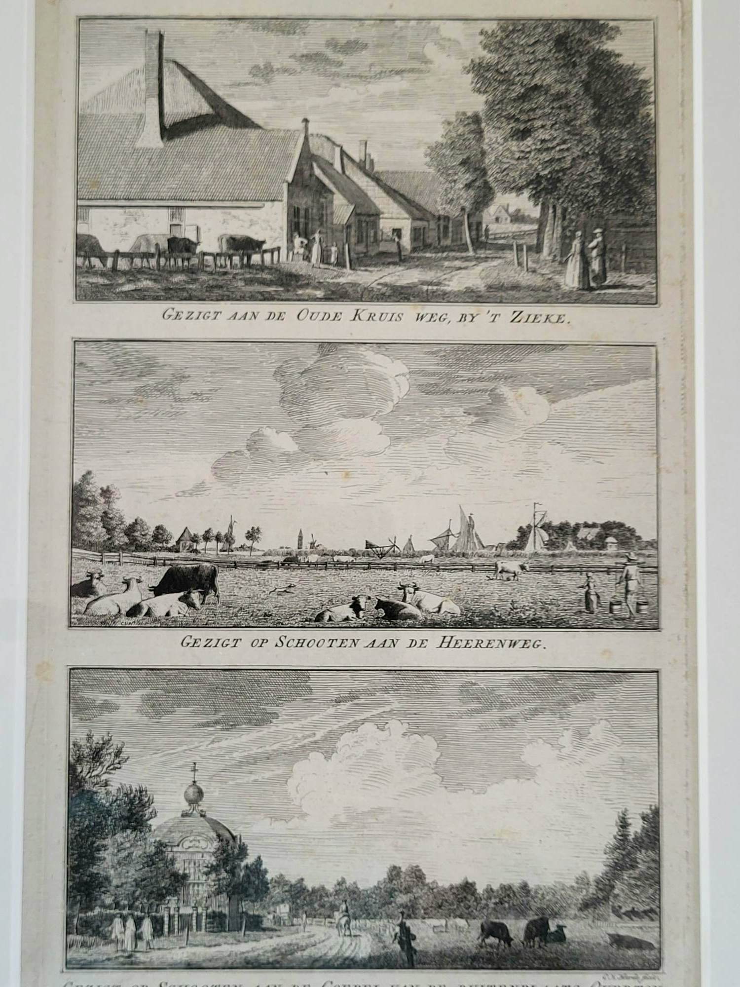 Cornelis van Noorde - 3 afbeeldingen omgeving Haarlem. kaufen? Bieten Sie von 49!