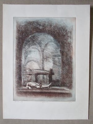 Geurt van Dijk - Litho "Scene II" kopen? Bied vanaf 45!