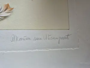 Buy Marion van Nieuwpoort - litho 20/100, gesigneerd rechtsonder? Bid from 75!