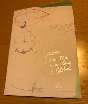 Panamarenko - Uitnodiging Antwerpse luchtschipbouw kopen? Bied vanaf 275!