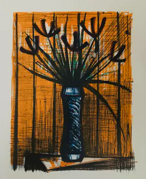 Bernard Buffet - Les Iris, 1967. Lithografie. kopen? Bied vanaf 25!