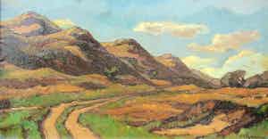 Willem C. Kalshoven - Laat zonlicht op het duin Egmond verkocht voor € 225!