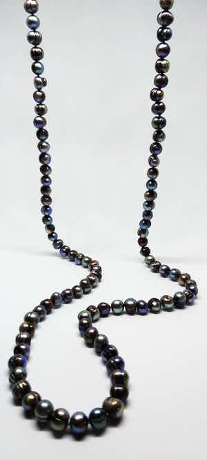 Barok Zoetwaterparel Collier 90cm lang verkocht voor € 75!