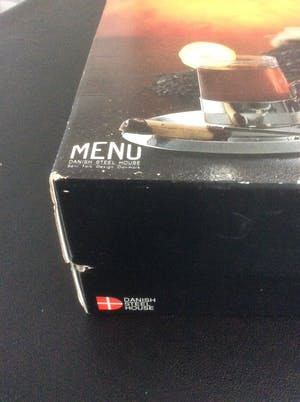 Niet of onleesbaar gesigneerd - MENU-DANISH STEELHOUSE: kandelaar en koffie/theeset kopen? Bied vanaf 1!