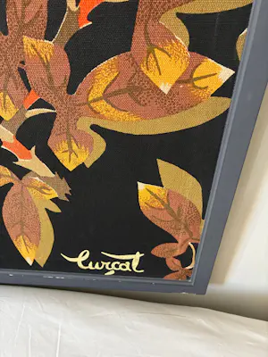 Jean Lurcat - "De lawaaimaker." Bedrukt wandtapijt met een afbeelding van een haan. kaufen? Bieten Sie von 559!