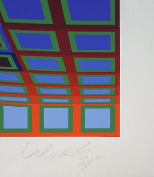 Victor Vasarely - Papillon, zeefdruk (groot) kopen? Bied vanaf 750!