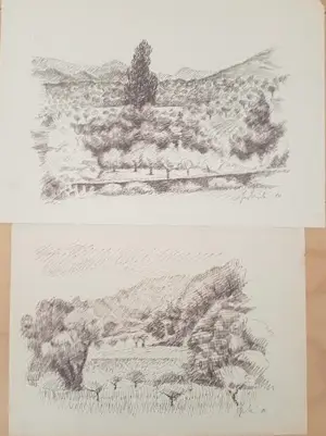 Jerzy Mierzejewski - WORKS OF ART ON PAPER POLISH ARTIST POLAND kopen? Bied vanaf 350!