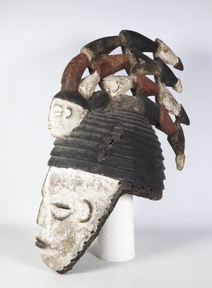 Igbo - Groot houten helmmasker kopen? Bied vanaf 1!