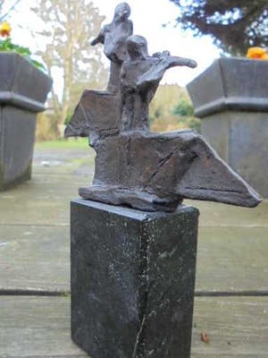 Eric Claus - de fluitspelers - dubbel gesigneerd! kopen? Bied vanaf 245!