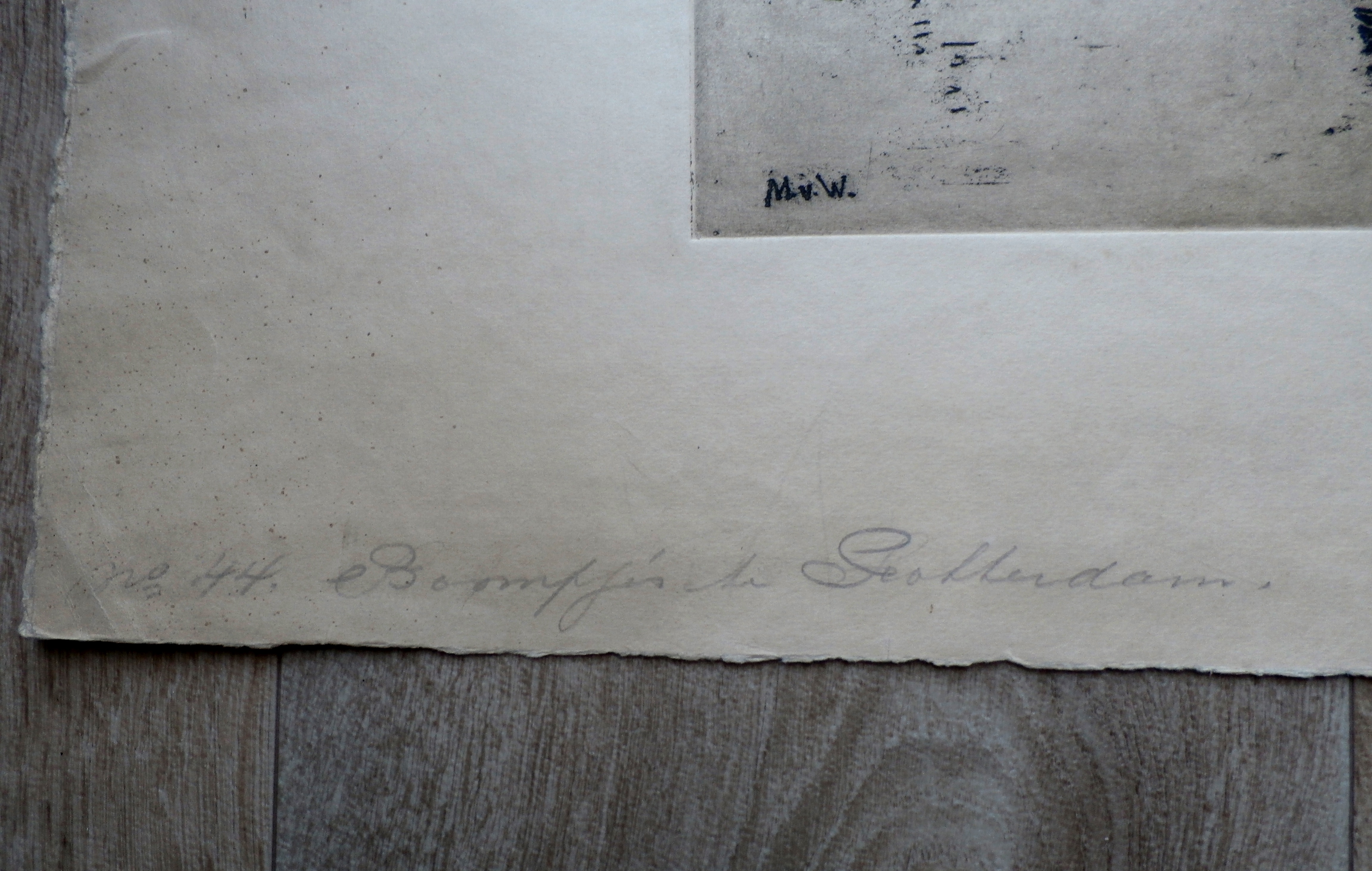 Martin van Waning - ets - Bootjes in Rotterdam kopen? Bied vanaf 55!