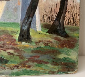 Niet of onleesbaar gesigneerd - Suzanne Goubeau Gauthey - l’Eglise de Torcy kopen? Bied vanaf 1!