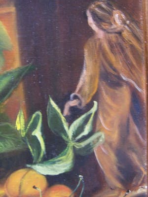 Niet of onleesbaar gesigneerd - Silleven met fruit en bloemen. kopen? Bied vanaf 10!