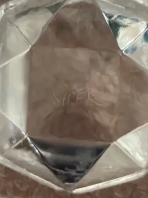 Borek Sipek - Karaf fragiel Boheems kristal op massieve Boheems kristallen houder kopen? Bied vanaf 210!