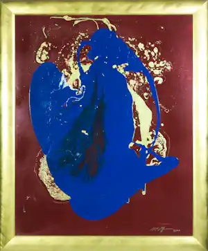 Maui Reple - Acryl / Alkyd op doek, Zonder titel - Ingelijst vendu pour 50€ !