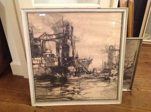 Johan Hendrik van Mastenbroek - A6177-1 - Havengezicht kopen? Bied vanaf 10!