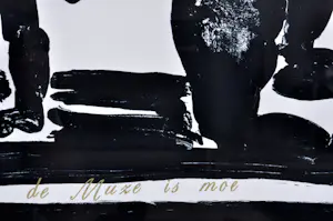 Marlene Dumas - De muze is moe - Zeefdruk - Gesigneerd - 89x62 cm - 1994 kopen? Bied vanaf 1250!