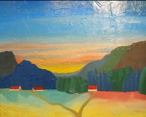 Hein van der Meij - Olieverf op structuur pasta kopen? Bied vanaf 58!