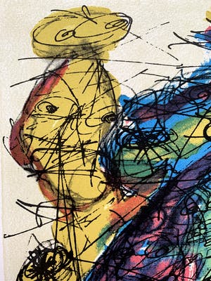 Henk Hesselius - kleurenzeefdruk | 'Experimenteel universum' | 1948-1997 kopen? Bied vanaf 35!