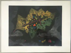 Mordecai Ardon - Leaf with a cross kopen? Bied vanaf 40!