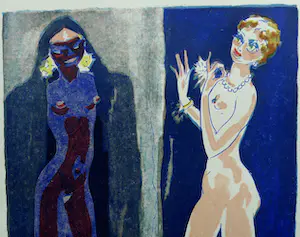 Kees van Dongen - Gravure 1001 Nacht: 'La Comparaison' kopen? Bied vanaf 25!