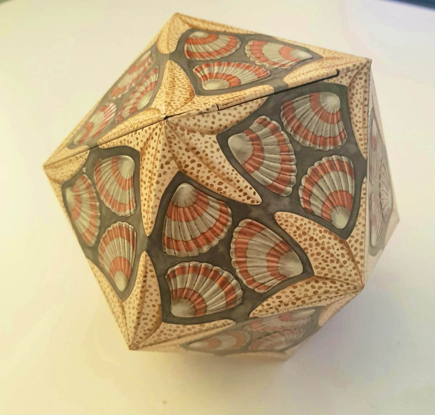 Maurits Cornelis Escher - Icosaeder (Icosahedron) VERBLIFA compleet met bodem kopen? Bied vanaf 1250!