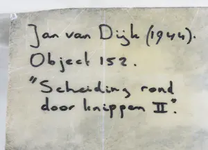Jan van Dijk - Marmer / hardsteen, Scheiding rond door knippen II (Zwaar!) kopen? Bied vanaf 100!