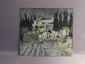 Theo Michels - (1908-1981) Landschap met huis en moestuin kopen? Bied vanaf 250!