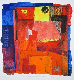 Jos Verwiel - Zeefdruk, Portokali kopen? Bied vanaf 1!