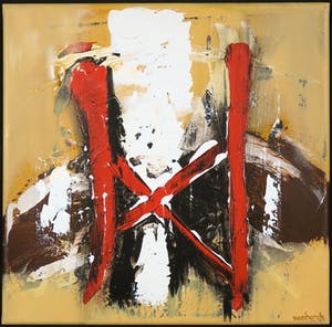 Hans Vanhorck - Olieverf op doek, Zonder titel kopen? Bied vanaf 200!