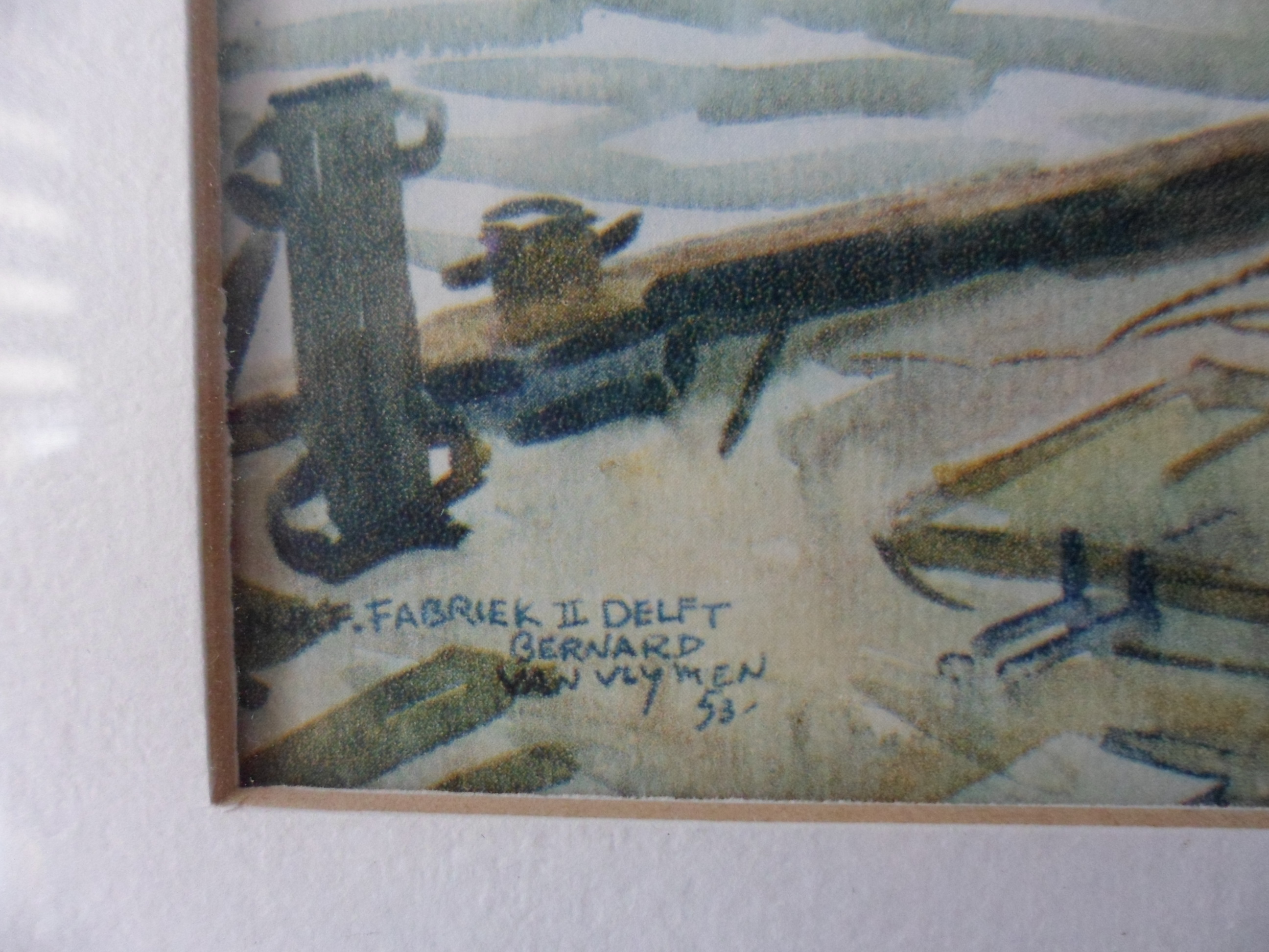 Bernard van Vlijmen - Litho, Titel "Nederlandse Kabel Fabriek II Delft  kopen? Bied vanaf 10!