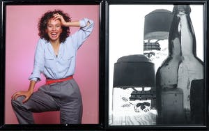 Paul Huf - Foto, lot van twee los ingelijste portretten van o.a. Adelheid Roosen kopen? Bied vanaf 1!