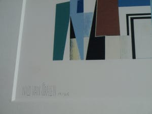 Nico van Stralen - Ingelijste zeefdruk , Magic Tower – nr. 13 van 65 kopen? Bied vanaf 1!