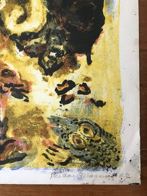 Reidar Magnus - Originele kleurenlitho - 1967 - Gesigneerd - 15/19 kopen? Bied vanaf 65!