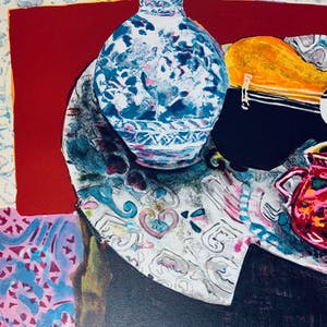 Wendy Chazin - Still-life with violin and vase kopen? Bied vanaf 23!