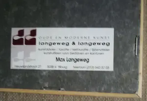 Dirkje Kuik - Ingelijste litho "studie voor een wilg" kopen? Bied vanaf 1!