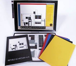 Gerrit Rietveld - Bouwplaat Rietveld Schröder huis kopen? Bied vanaf 45!