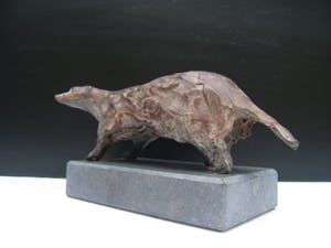 Brons (Onbekend) - Mooi beeldje van een Das kopen? Bied vanaf 145!