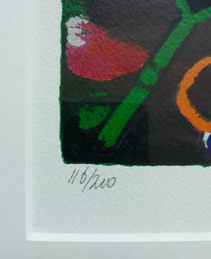 Corneille - Un ballo in maschera, zeefdruk (prachtig ingelijst) kopen? Bied vanaf 295!