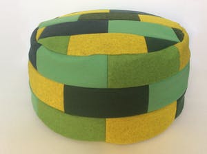 Curiosa - Vilten poef kopen? Bied vanaf 50!