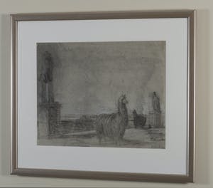 Carel Willink - Lama’s in Landschap 1954 kopen? Bied vanaf 400!